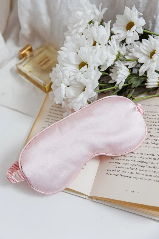 Sweet Dreams Satin Eye Mask Pink