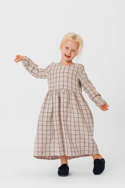 Mini Me Smock Dress, Long Sleeve