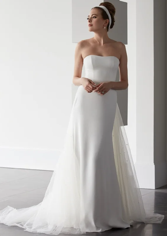 Watters Cappucine Beaded Wedding Dress