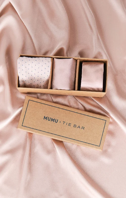 Mumu Weddings x Tie Bar Gift Box ~ Rose Gold Solid