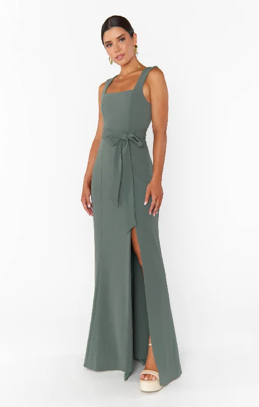 Paris Gown ~ Deep Sage Stretch