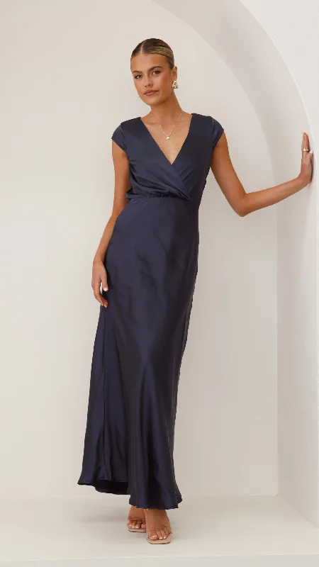 Selma Maxi Dress - Navy