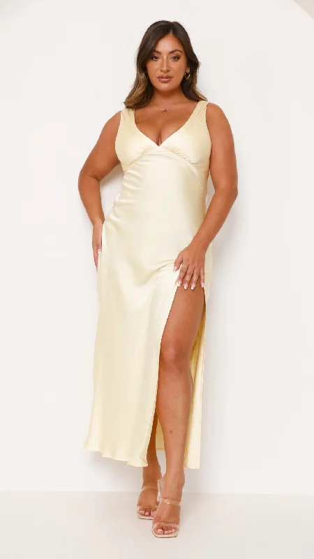 Taylor Maxi Dress - Yellow